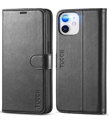 Amazon.com: ZZXX for iPhone 12 Mini Wallet Case with Card Slot